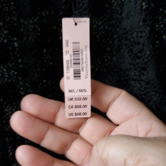 Victoria's Secret Black Floral Lace Bodysuit - Picture 5 of 7